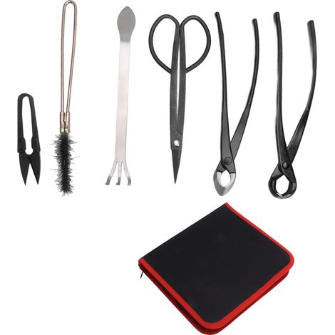 Ensemble d'outils pour plantes succulentes, 6 pièces, outils pour bonsaï en acier inoxydable, main de jardinage Durable pour la maison, le jardin et la cour (1/5)