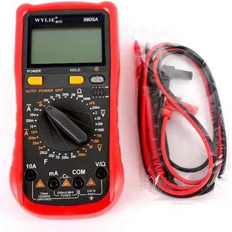 Digitalmultimeter und Analysator 1000 V DC 750 V AC Strom Spannungsmesser Digitalanzeige Volt Amp Tester