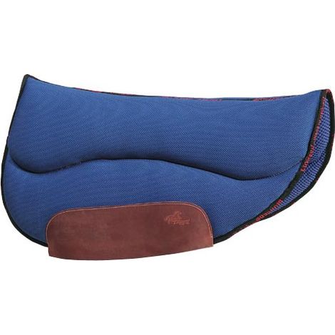 Schwarz - Transpirant Neopren und Air Mesh gepolstert Barrel Sattel (1/2)