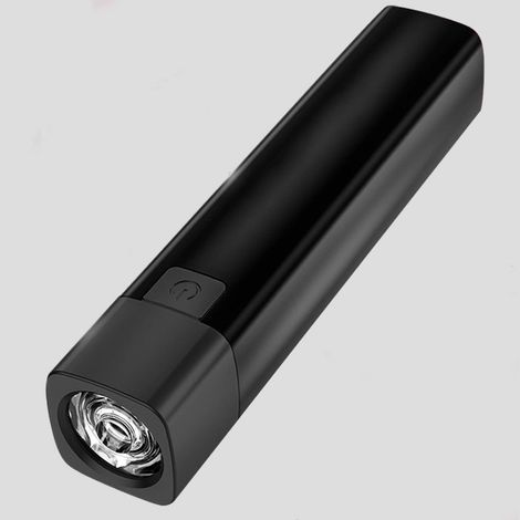 Mini lampe torche, lampe torche rechargeable USB, lampe torche portable (1/2)