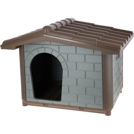 Niche KERBL Levin Eco 99 x 70 x 75 cm - Plastique 100% recyclé, Résistante UV (1/4)