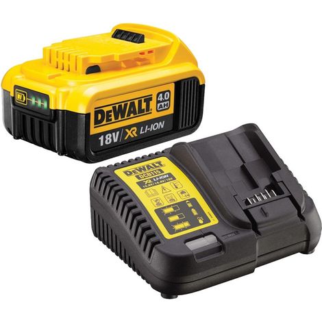 Dewalt DCB182 4.0ah 18v XR Lithium Ion Li-Ion Battery with DCB115 Charger