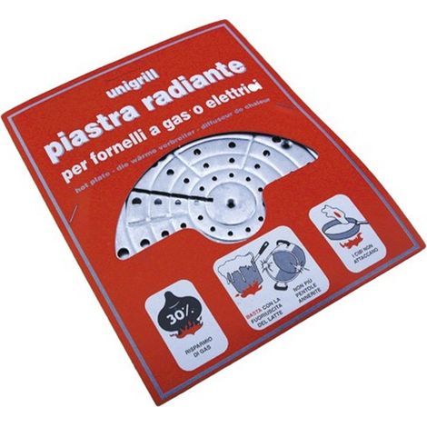 PIASTRA DISCO RADIANTE SALVA FIAMMA CUCINE E PIANI COTTURA DIAMETRO 16CM