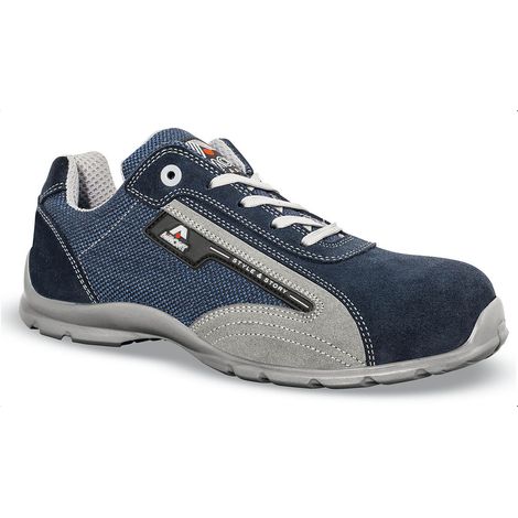 Chaussures de sécurité basse S1P SRC – Tige en cuir velours – Doublure 3D.LINING® respirante – Semelle PU résistante aux huiles – Aimont