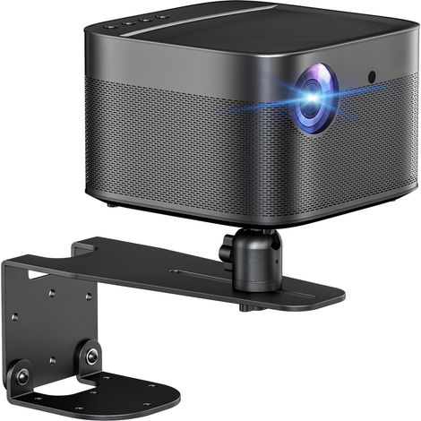 Support Universel pour Projecteur de plafond et support mural avec Fixation 1/4", Capacité 10 kg (Mur) / 6 kg (Plafond), Rotation 360° et Ajustement 12 cm, pour Cinéma Maison, Bureau, Salle de Réunion (1/5)