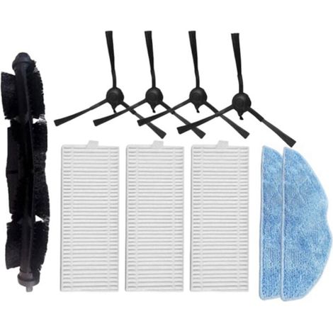 Accessori per robot spazzatrice serie 3000: panno per la pulizia, spazzola laterale, filtro compatibile (1/4)