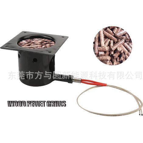 Accessoires pour barbecues à pellets de bois Sumke : coupelle à feu émaillée, kit d'allumage Traeger (1/5)