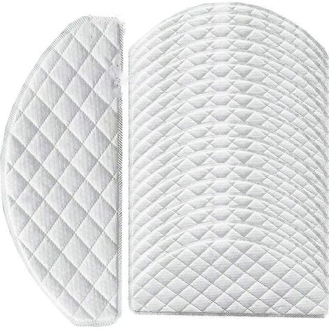 Filiyano-50 lingettes jetables pour aspirateur Deebot Ozmo T8, T8+, T8 Max, T9, T9+, N8, N8+, N8 Pro et N8 Pro+ (blanches) (1/5)