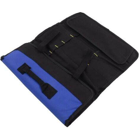 Sac à Outils Enroulable Sac à Outils à roulettes clé Multifonctionnelle Pochette Enroulable en Tissu Oxford épais Résistant à l'usure étanche Pochette Enroulable pour (1/4)