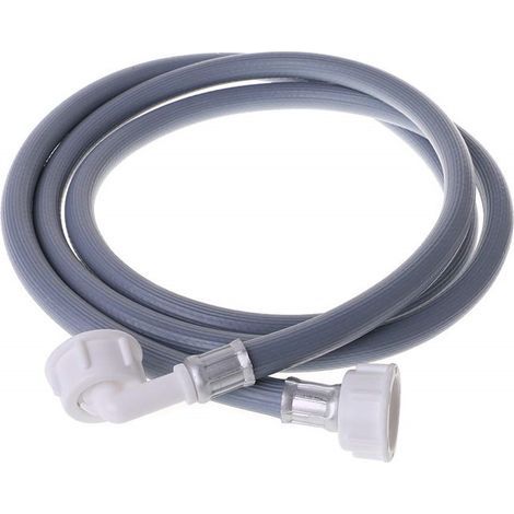 Tuyau d'arrivée d'eau pour lave-linge et lave-vaisselle 3 m, diamètre 1/2 pouce, raccords droits et coudés (1/5)