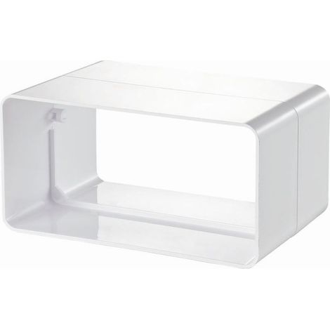Connecteur de tube pour conduit de ventilation dimensions ext.: 204 x 60 mm