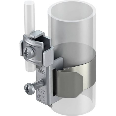 Morsetto di messa a terra obo Bettermann 927 1 acciaio inox capacità cavi 2 5 25 mm² (1/2)