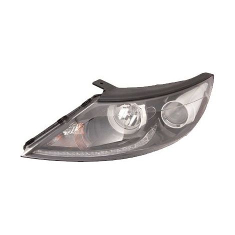 Phare avant gauche H7/H7/LED noire avec feu diurne Kia Sportage 3 (SL) 2010-2013