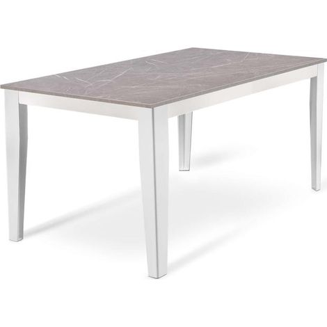 Tavolo Allungabile 130/290x80x76 cm in Melaminico Big Antracite (1/4)