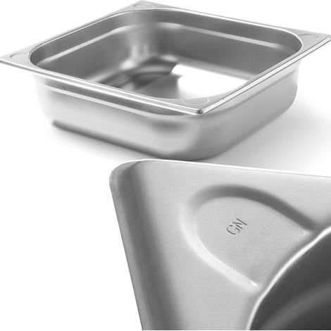 Kitchen Line Stahlbehälter GN 2/3, Höhe 65 mm - Hendi 806227 (1/5)