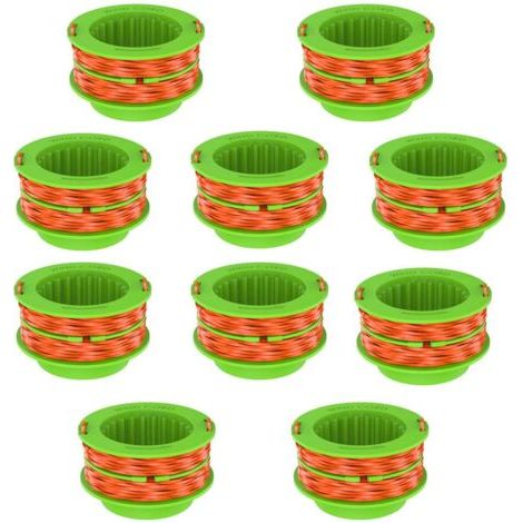 [JAMAIS UTILISÉ]Jeu de cordons de coupe pour tondeuse EGO power + AS1300, bobines de cordon de remplacement pour tondeuse Ego 15 ST1500/ST1500-S 10 pièces (1/5)