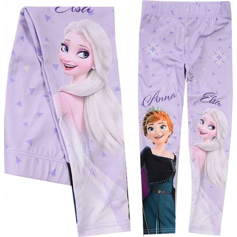 ELSA MÄDCHEN-LEGGINGS-HOSE AUS DER FROZEN-KULISSE 92 ER03A