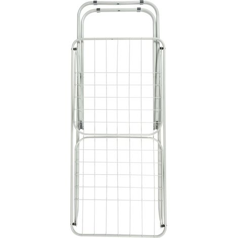 Etendoir à linge pliable 18 mètres étendage blanc