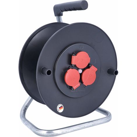 Kunststoffkabeltrommel Leer Ø285mm für ca. 40m Kabel IP44