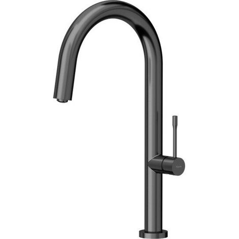 Rubinetto quadron haley t line steelq acciaio inox 40 cm