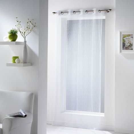Rideau Voilage "Résille" 140x240cm Blanc