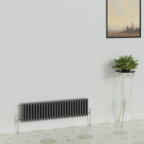 WarmeHaus Traditional Radiator Anthracite 3 Column 300x1192mm (1/5)