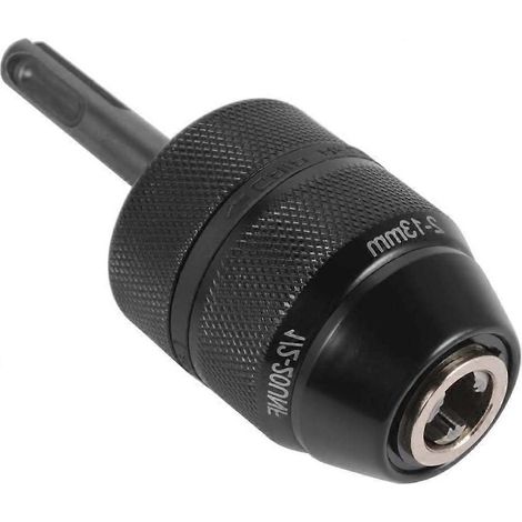 Mandrin sans clé universel, adaptateur SDS, mandrin sans clé à dégagement rapide 2-13 mm, mandrin professionnel robuste 1/2-20UNF, mandrin sans clé à dégagement rapide pour perceuse (1/4)