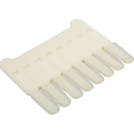 1 stylo racleur à 8 rangées pour prélever le lait d'abeille, tête détachable, raclette souple en plastique, outil d'apiculture pour l'extérieur (1/5)