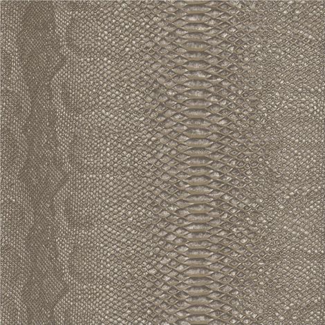 Mocha Brown Crocodile Skin Effect Vinyl Wallpaper Paste The Paper Design (1/4)