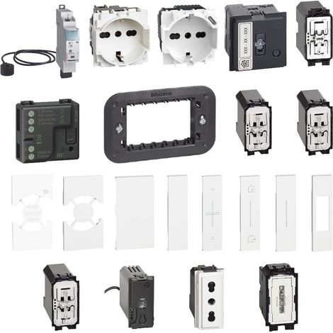 Kit Cubo fisico serie Living Now 2025 Bianco BTicino KCUBO25W