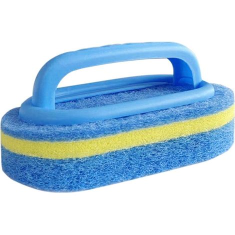 Ahlsen Brosse de Nettoyage à éponge, Brosse Ligne d’Eau Piscine pour Nettoyer Piscine Spa Baignoires Murs (1/3)