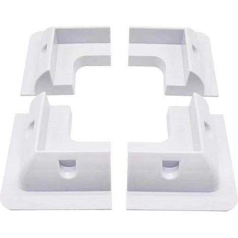 Lot de 4 supports de montage pour panneau solaire - Sans perçage - Résistant aux UV - Largement utilisés sur les toits de camping-car, bateaux, caravanes, camping-cars (1/5)