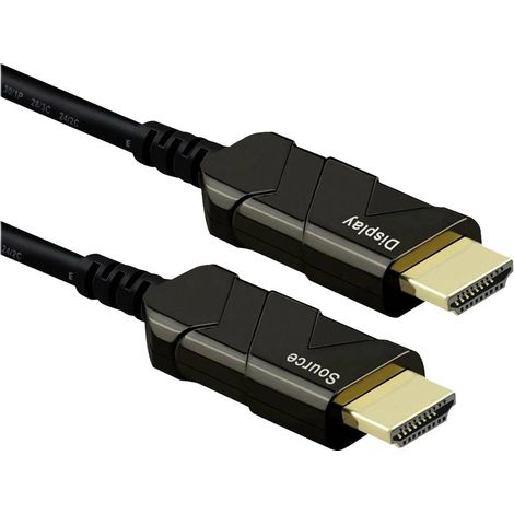 Câble de raccordement Roline HDMI Fiche mâle HDMI-A 50 m noir 14.01.3484 8K UHD Câble HDMI C640712 (1/3)