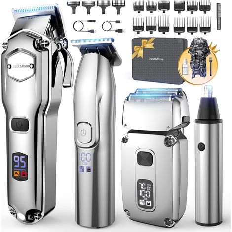 4-in-1 Hair Trimmer Kit for Men, Wireless Hair (1/5)
