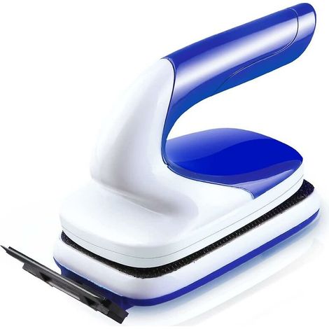 Nettoyant pour vitres d'aquarium, grattoir à algues Brosse magnétique en Verre pour Aquarium (L10W4.2H7.5cm) (1/5)