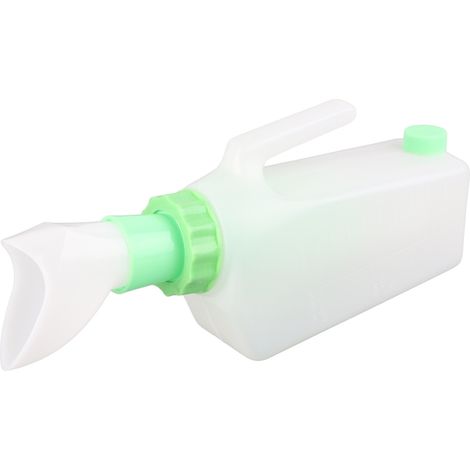 Bouteille d'urine pour femmes 1000ml, anti-fuites, portable pour voyage ou lit (1/5)