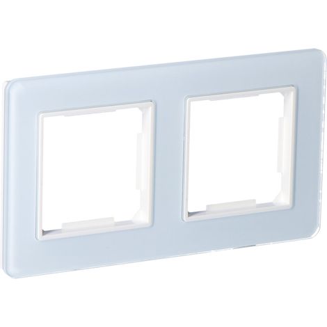 Marco doble, cristal, blanco, gama online (1/4)