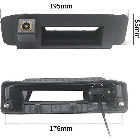 AHD 1080P Rückfahrkamera mit Kofferraumgriff für Mercedes-Benz C-Klasse W205 CLA W117 (1/5)