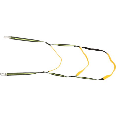 Échelle de corde d'embarquement verte, légère, robuste et portable, pour bateau ou yacht. Accessoires pour yacht. Échelle à 3 marches. (1/5)