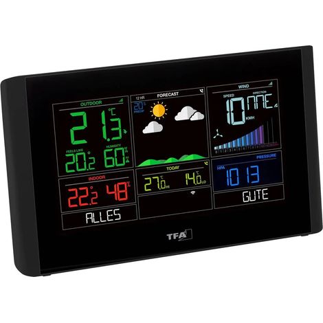 [GEBRAUCHT] B-Ware Tfa Dostmann View Breeze 35.8001.01 Wlan Wetterstation Vorhersage 12 Bis 24 H367
