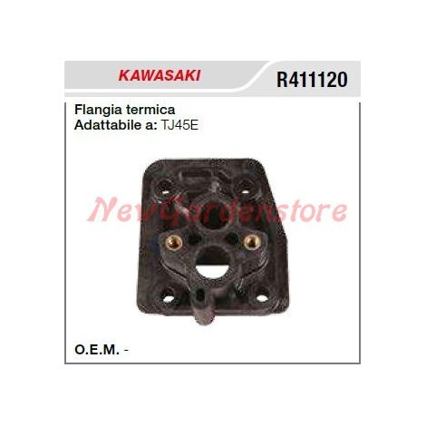 Flangia termica aspirazione KAWASAKI tagliasiepe TJ45E R411120