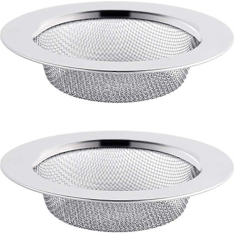 Lot de 2 passoires d'évier en acier inoxydable, passoire de vidange de 7,5 cm, passoire d'évier de cuisine (1/5)