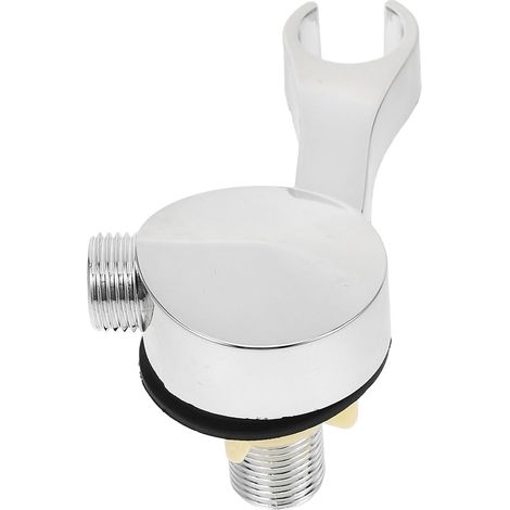 Support de pommeau de douche générique pour bac à shampoing, en acier inoxydable et ABS, maintien sécurisé et facile à utiliser. (1/5)