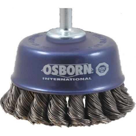 Spazzola a tazza Osborn 1004608151 65 mm filo 0,5 mm (1/2)