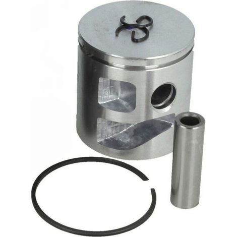 Kit piston PARTNER 842 840 742 MCCULLOCH 742 842, comprenant segments et axes de piston, adapté aux tronçonneuses Partner et McLa, conception légère, vibrations réduites.