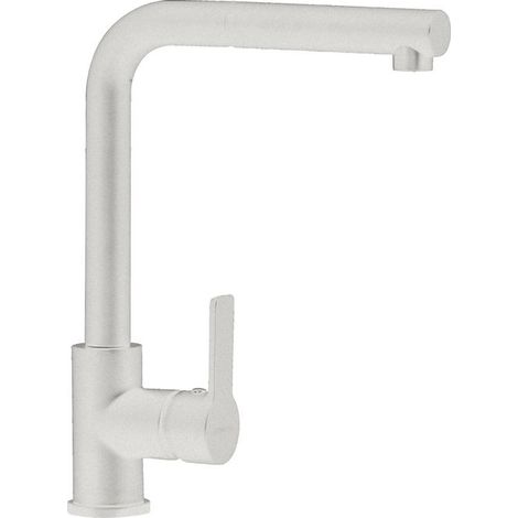 SCHOCK Miscelatore Aquatown Doccia Monocomando con Canna Alta a Ponte e Doccetta Estraibile, Colore New Alumina, h320 (1/2)