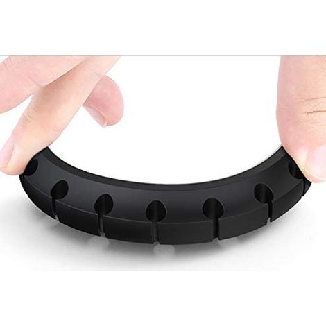 Supports de câbles, clips de câbles, gestion des câbles, lot de 3 clips de câbles, organiseur de câbles, kit de rangement de câbles en silicone multi-usages pour ordinateurs, câbles de charge USB, câb (1/5)