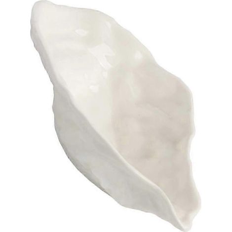 Plateau à huîtres en céramique blanche, plat de service pour la maison, plateau en porcelaine (1/5)