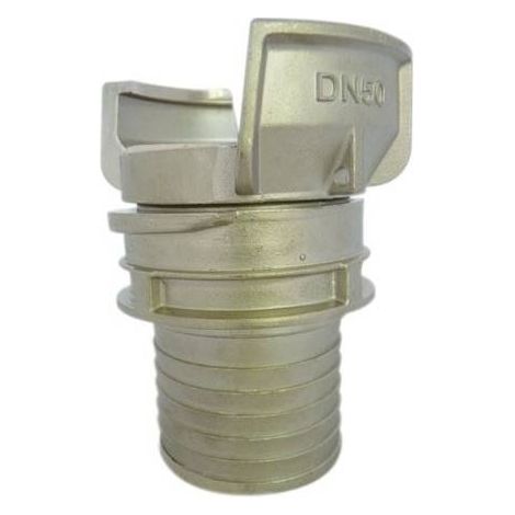 Raccord symétrique Guillemin , pompier,à douille annelée en inox DN 80 x 90mm