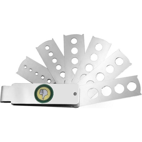 Outil de Mesure de Pierres Précieuses pour Bijoux - Jauge Diamant Gemme (1/5)